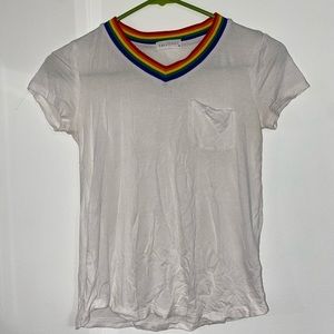 Rainbow Collar Shirt 🌈